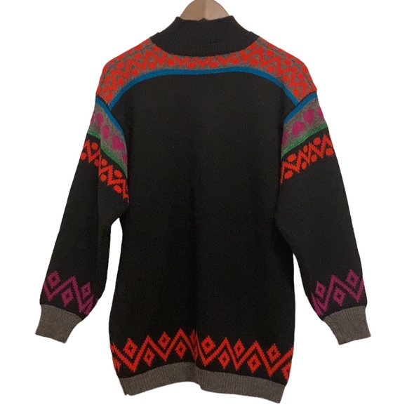 Vintage Mariachi Mouse Pom Pom Fair Isle Sweater Size Medium Ugly Sweater - Picture 2 of 10